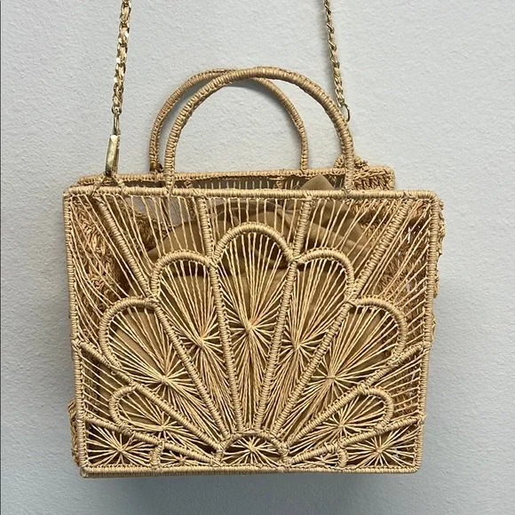 House of Harlow 1960 | Woven Bag w/Removable Crossbody Strap✨ - Picture 7 of 13